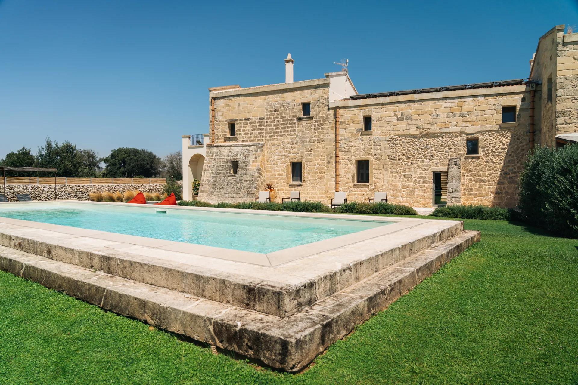 The grounds of Masseria Casina Fiocca